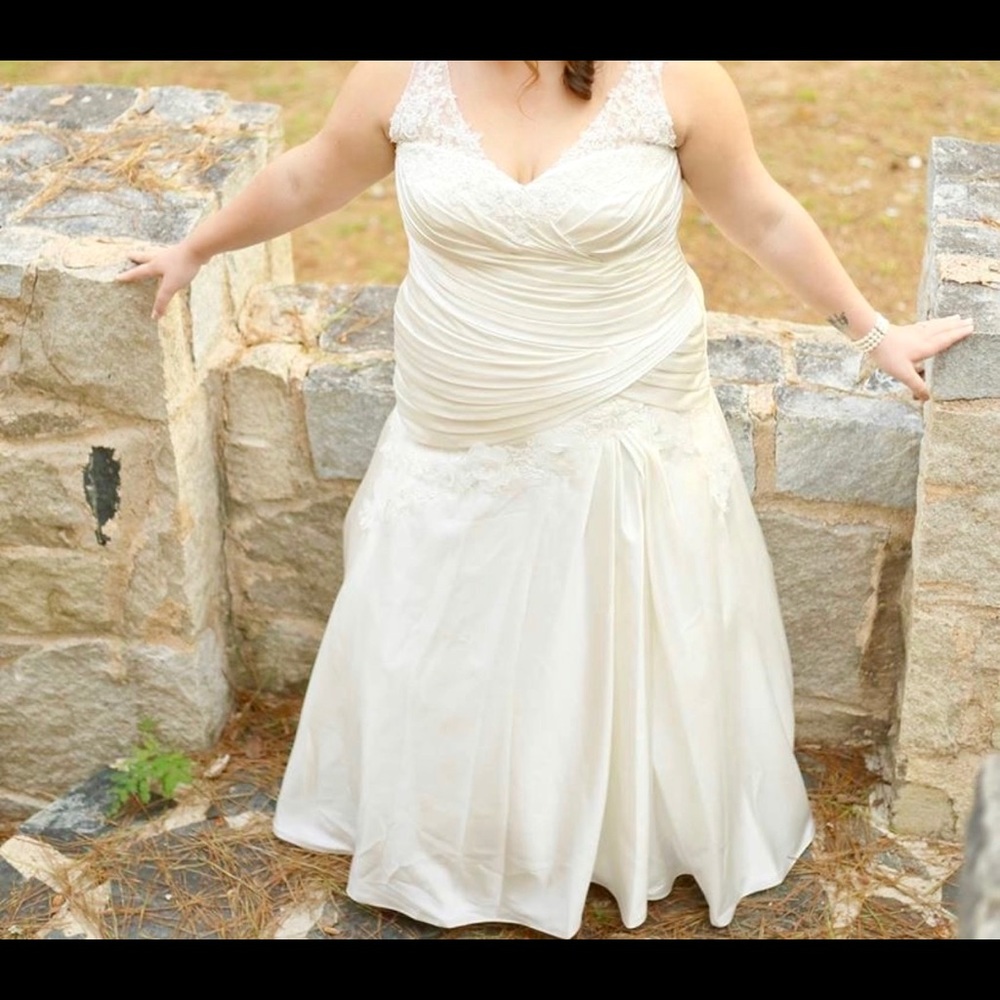 Plus Size Wedding Gown. Femme by Kenneth Winston.